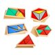thumbnail image 2 of Rompecabezas geométrico de madera juguete Montessori juguete interactivo juego de mesa rompecabezas juguete para jardín de infantes aula dormitorio, 2 of 9