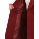 thumbnail image 5 of Abrigo de invierno de doble botonadura INSPIRE CHIC para mujer, con cuello de solapa, manga larga, abrigo exterior, color burdeos, 5 of 6