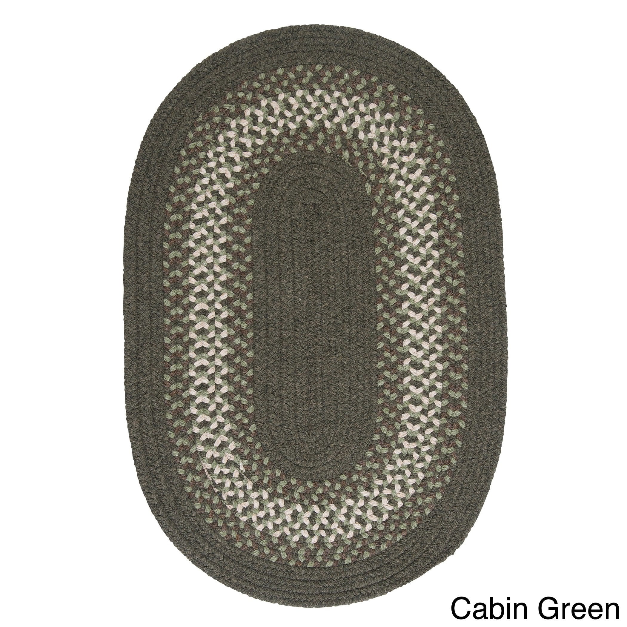 Colonial Mills Cozy Cabin Braided Reversible Rug USA MADE 5' x 7