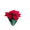 Red, variant on Holiday Time 17" Red Velvet Artificial Christmas Poinsettia Plant in Green Foil Wrapped Pot