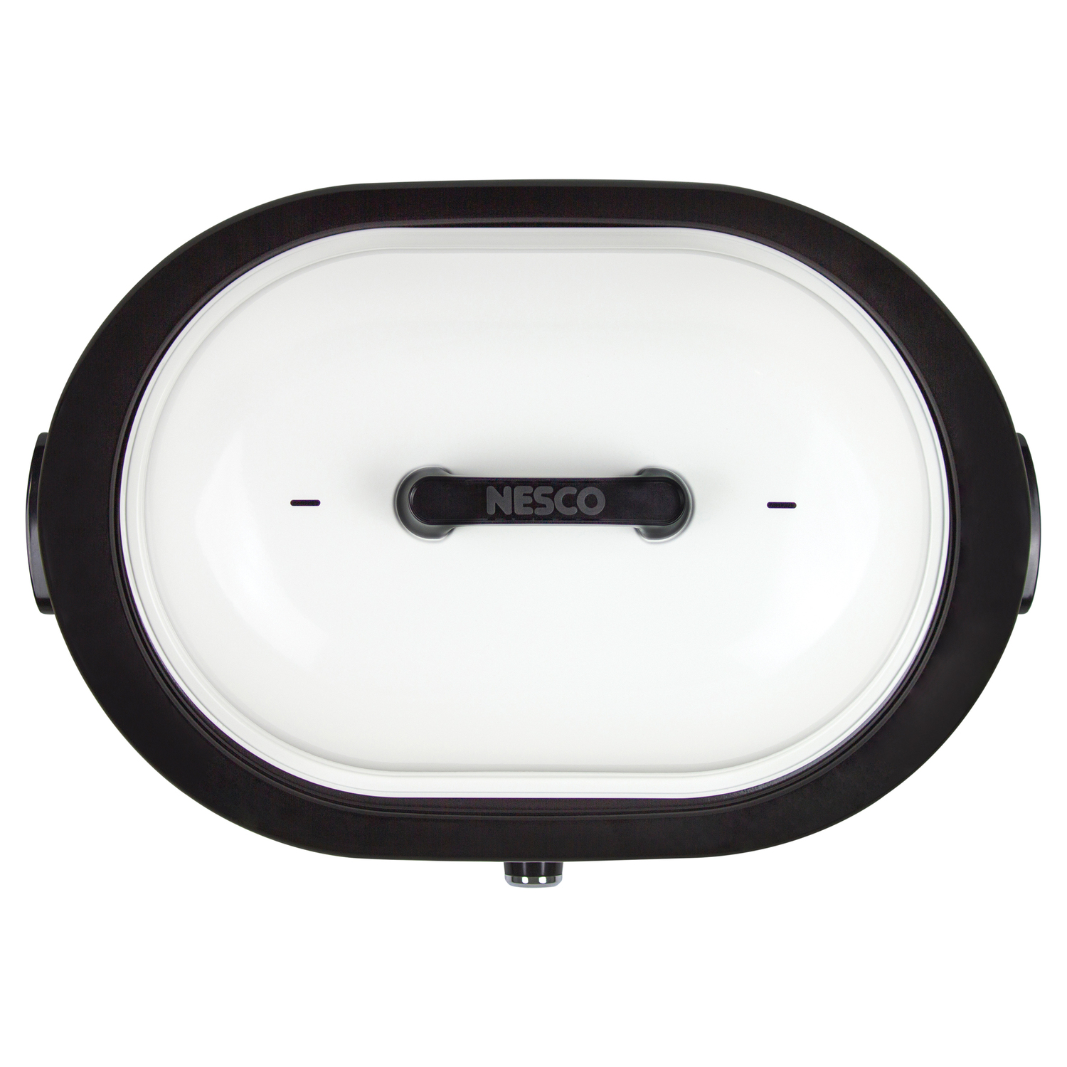 NESCO 18-Qt. 1,450-Watt Roaster with Porcelain Cookwell (White)