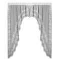 thumbnail image 2 of Heritage Lace Sheer Divine Swag Pair, 80 by 46-Inch, Flax, 2 of 4
