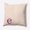 Dusty Rose, variant on Simply Daisy 14" x 20" Modern Monogram Indoor/Outdoor Polyester Throw Pillow, Cranberry