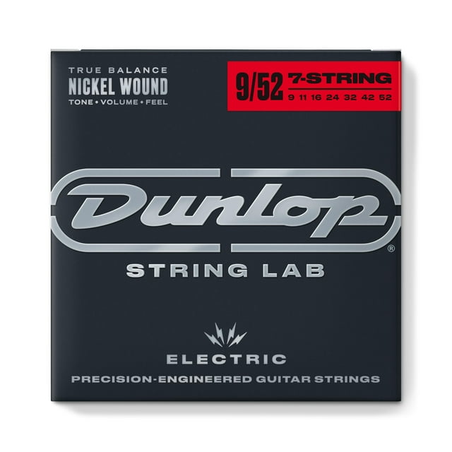 JIM DUNLOP Performance+ Guitare Électrique 09-52 / 7-String (DEN09527)