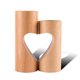 thumbnail image 2 of Ounissouiy Paquete de 2 candelabros para sala de estar, dormitorio, comedor, corazón hueco, candelabros de madera, vacaciones, bodas, Kits y herramientas para tallar Ronda, 2 of 6
