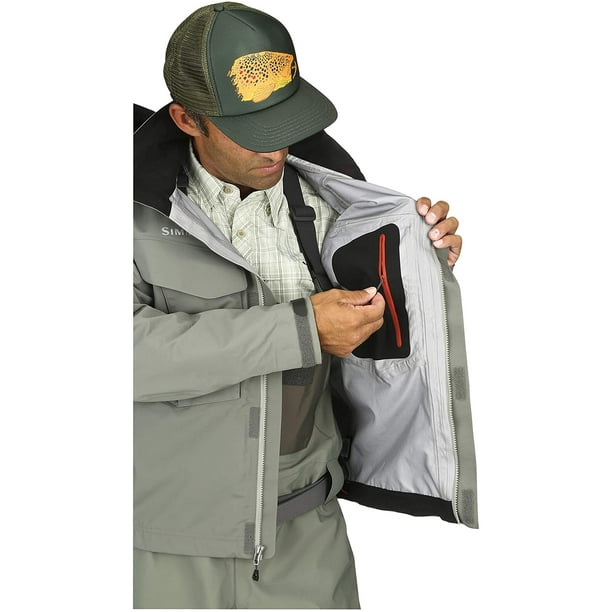 Simms Mens Freestone Wading Jacket, Waterproof Fishing Coat 