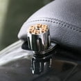 thumbnail image 5 of Motorcycle 1/4-20 Rear Screw Bolt M6 Knob Cover for Wide Glide Street Softail Silver, 5 of 8