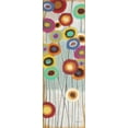 thumbnail image 2 of Wyatt, Norman Jr. 11x24 White Modern Wood Framed Museum Art Print Titled - Fun Floral 3, 2 of 4