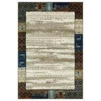 Oriental Weavers Venice Area Rug - 5774W - 6'7" x 9'2" - in Beige/ Multicolor - Vintage Bohemian Style, Stain Resistant, Family and Pet Friendly , Dining, Living Room Rug