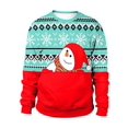 thumbnail image 3 of Suéter navideño feo 2024 para regalar, elfo de Papá Noel, divertido jersey para mujer y hombre, sudadera para fiesta, cumpleaños, muñeco de nieve y Navidad, 3 of 5