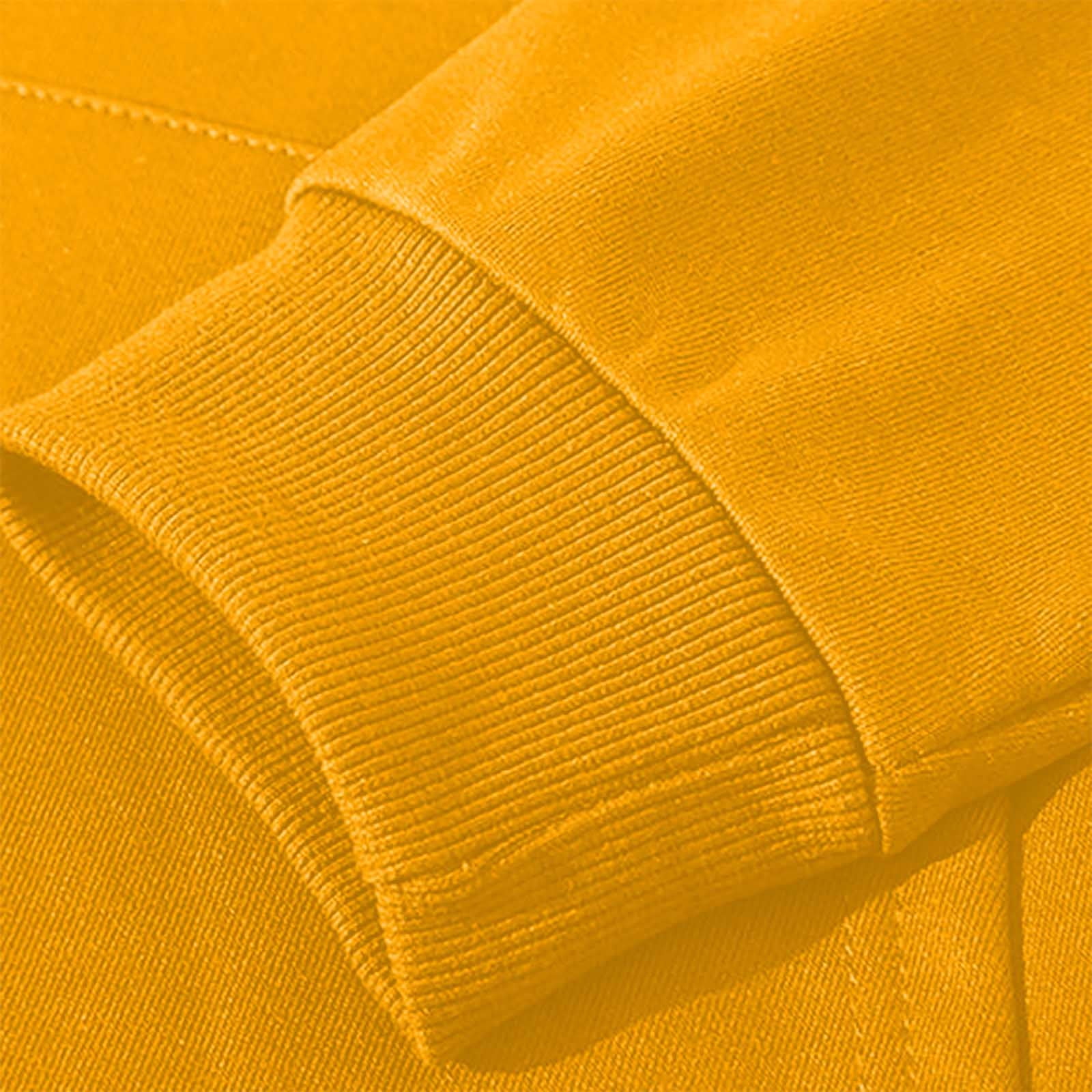 RXIRUCGD Men's Casual Hoodie Men's Hoodie Long Sleeved, Yellow