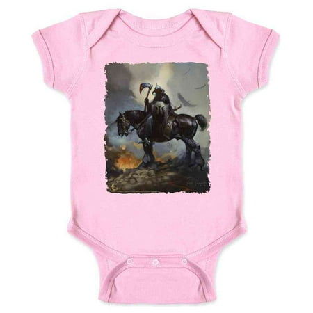 

Death Dealer by Frank Frazetta Art Horror Baby Bodysuit