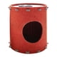 thumbnail image 2 of Casa de fieltro para gatos en forma de barril, nido para mascotas pequeñas, gran espacio, casa desmontable para gatos y gatitos, 2 of 7