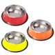 thumbnail image 1 of Cuencos para gatos para comida y agua, 3 piezas Rapsrk, antideslizantes, de acero inoxidable, pequeños cuencos para comida para gatos, cuencos para mascotas, platos apilables para cachorros y gatos, 1 of 6
