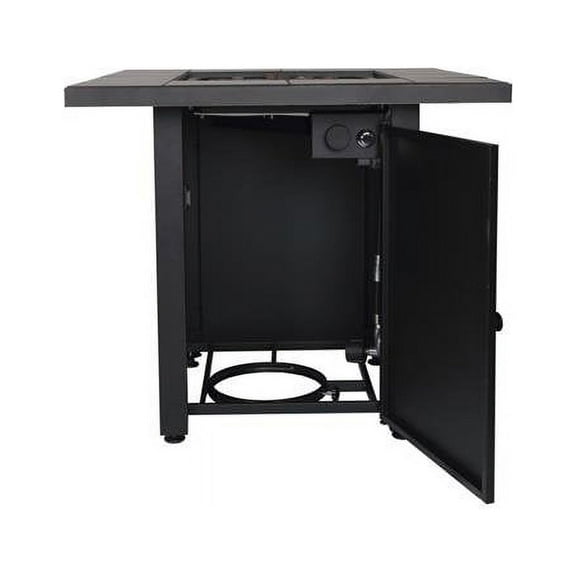 The Vanderbilt, LP Gas Outdoor Fire Pit with Ceramic Tile Mantel