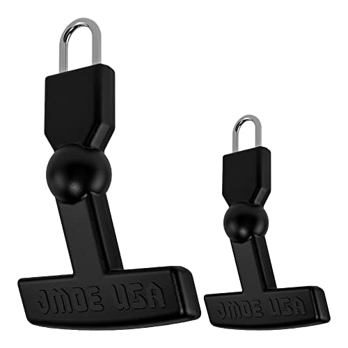 Reemplazo Tiradores T-Latch p/ Cremalleras | Compatible Enfriador Suave RTIC, Mochila Bolsas|Plástico Rígido y Metal Resistente|2 Pack|Adaptable Comp
