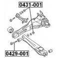 thumbnail image 2 of Febest CAMBER ADJUSTING ECCENTRIC BOLT # 0429-001 OEM MB809335, 2 of 2
