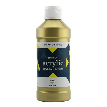 UPC: 0082435910116 | Art Alternatives Economy Acrylic Paint 16 oz. Gold