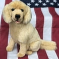 thumbnail image 3 of Auswella® Charlie™ 16"  Golden Retriever Plush Stuffed Animal Dog, 3 of 4