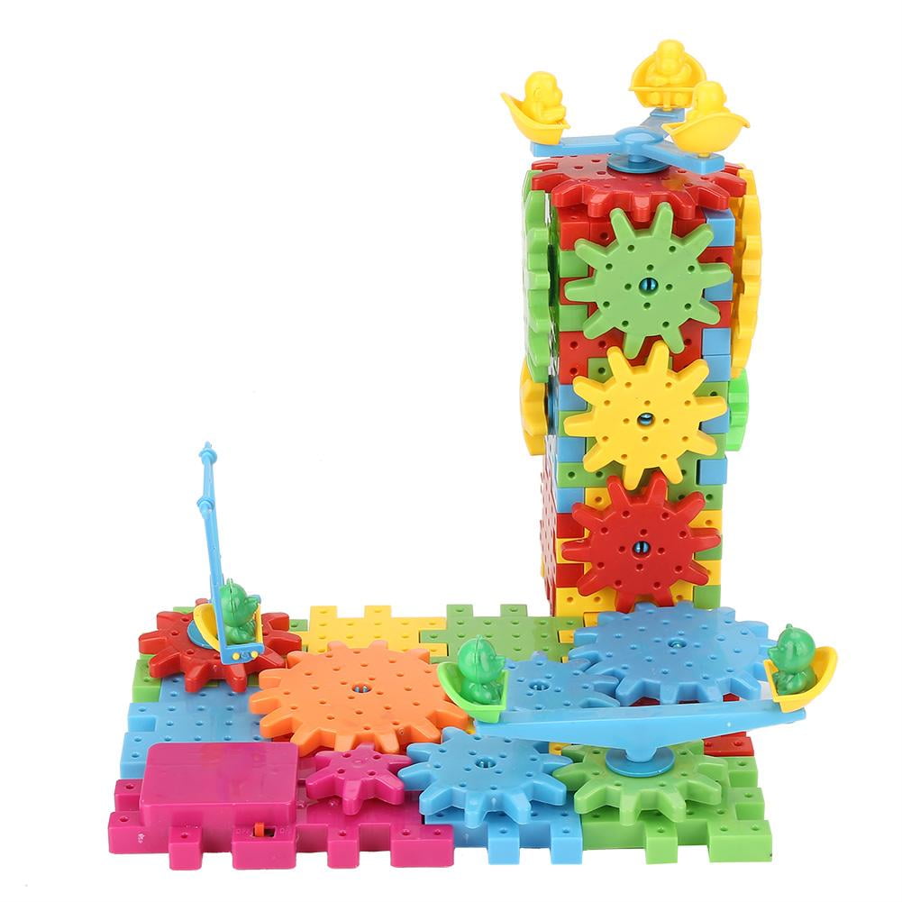 81Pcs/Set Educational Electric Puzzle Kids Children Plastic DIY Building Blocks Funny Toys for Kids Baby Gift 