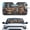 Gray and Brown - Bear, variant on LedBack Bear Print Car Windshield Sun Shade Covers Visors Auto Front Window Lightweight Fold-Up Car Sun Reflector Windshield with Storage Bag