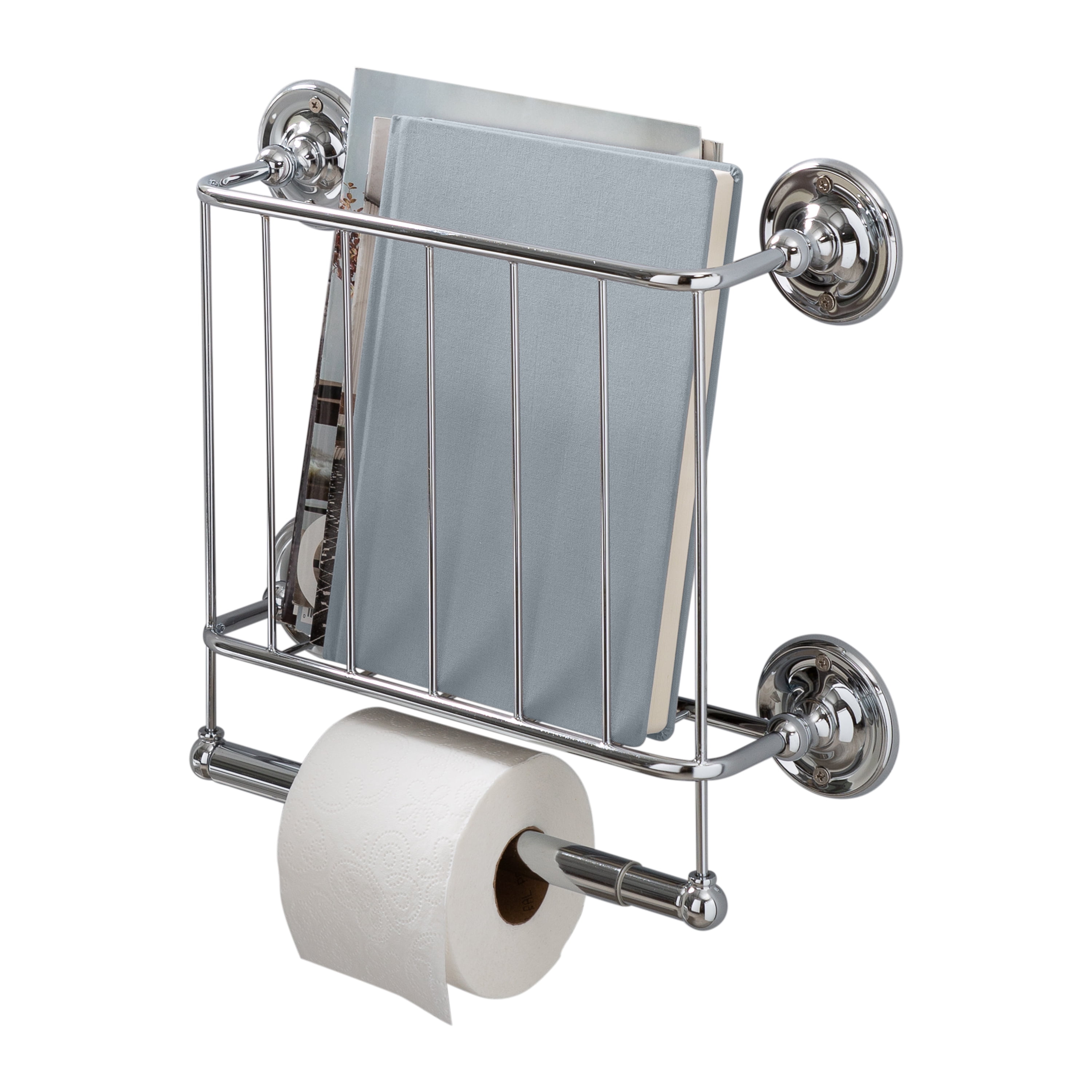 Eden Wall Toilet Paper Holder and Magazine Rack