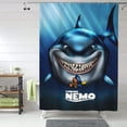 thumbnail image 6 of Finding Nemo Shower Curtain, Lovely Cartoon Shower Curtains Set for Kids Boys Girls College Dorm Bathroom, Waterproof Restroom Bathtub Decor Accessories with 12 Hooks 60"X72" Plastic, 6 of 8