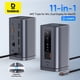 thumbnail image 2 of Hub USB C Baseus a DP 4K a 60 Hz HDMI DisplayPort Estación de acoplamiento 11 en 1 Triple pantalla RJ45 PD 100 W para Windows Mac Hub USB 3.1, 2 of 5