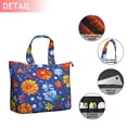 thumbnail image 2 of Pioneer Flower Floral Print Pattern Travel Tote Bags for Women Carry On,Large Weekender Bags for Women Travel,Multi Functional Duffle Bag for Work,Shopping,Sports, 2 of 5