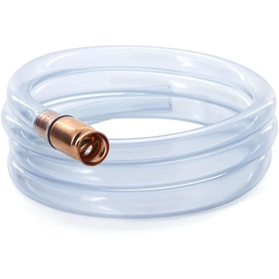 10ft Gas Siphon Hose Pump Shaker Siphon for Gasoline Fuel Transfer Safe Multi-Purpose Self Priming Pump 10FT High Grade Hose 1/2" Valve