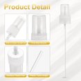 thumbnail image 3 of 12 Pcs Clear Spray Top, 24/410 Fine Mist Sprayer Reusable Replacement Spray Bottle Pump StripePlastic Top, 3 of 6