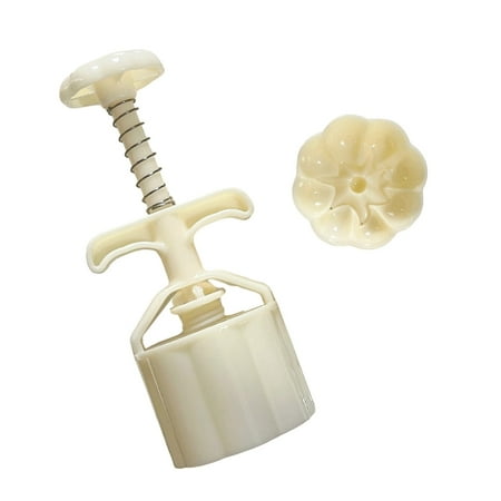 

KUFptva Home Baking Essential Cake Molds Functional Silicone Press Molds for Making Green Bean Cakes with Pumpkin Pattern