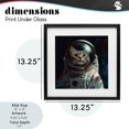 thumbnail image 4 of Stupell Industries Eclectic Catstronaut Cat Astronaut Black Framed Print Under Glass, 13 x 13, by Jim Baldwin, 4 of 8