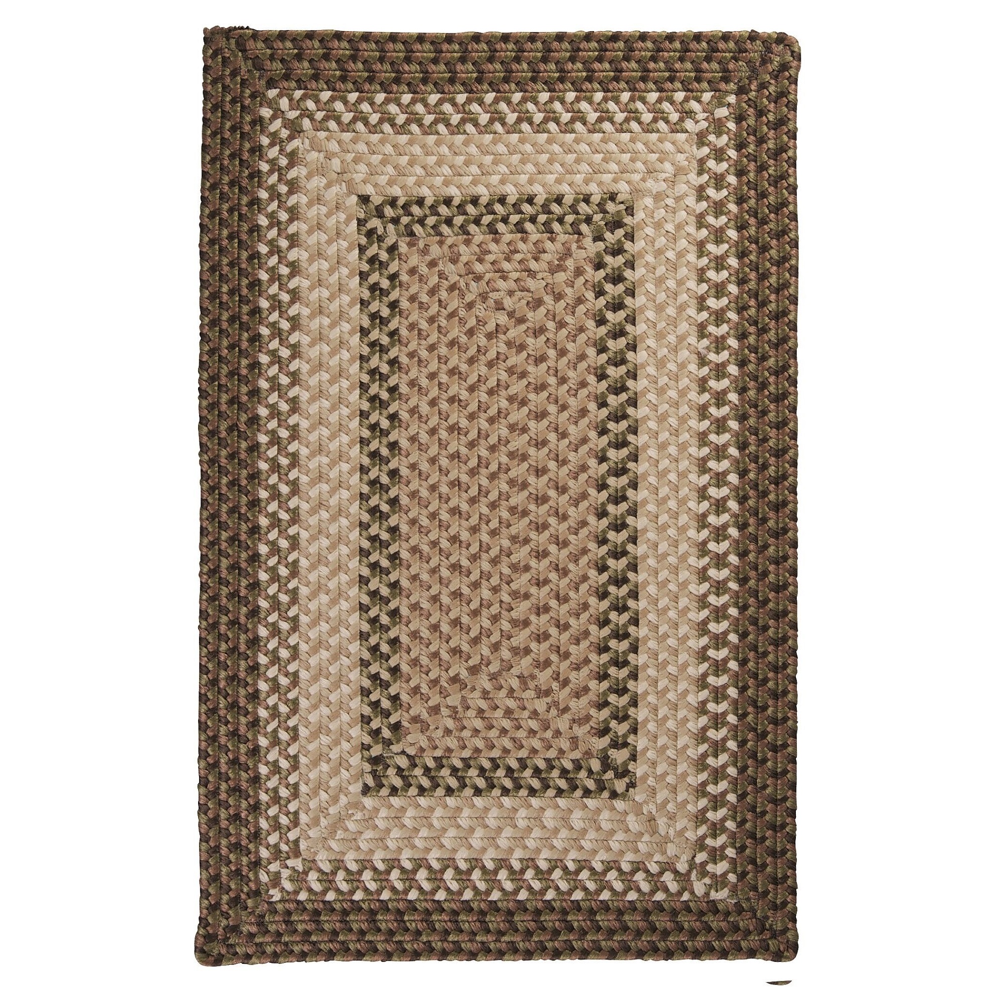 5' x 7' Neutral Braided Reversible Rectangular Area Throw Rug Walmart