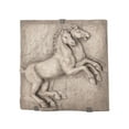 thumbnail image 2 of Decmode Traditional 29 X 29 Inch Polystone Horses Wall Plaque, 2 of 4