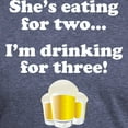 thumbnail image 3 of CafePress - Im Drinking For Three T Shirt - Mens Tri-blend T-Shirt, 3 of 4