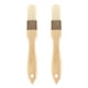 thumbnail image 1 of Uxcell 2-Pack Brocha de Pastelería, Mango de Madera Brocha de Cerdas Naturales para Cocinar BBQ Brocha de Aceite, 1 of 1