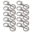 thumbnail image 4 of Qiilu 10Pcs Key Chain Plating Non-Fading Simple Keychain Bag Buckle Lobster Clasp Hook, 4 of 8