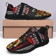 thumbnail image 4 of Back The Red Firefighter Running Shoes Sneakers Mesh Black Size 10.5, 4 of 5