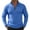 01-Blue, variant on IWRICH Men's Quarter Zip Sweatshirts Casual Lightweight Slim Fit Pullover Tops Long Sleeve Neck Polo Tees 03-Purple XL