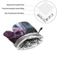 thumbnail image 6 of Cauagu Gothic Red Skull Cemetery Print Oven Mitts and Pot Holders 4 pcs Set,Extra Thicken Long Kitchen Oven Glove Potholders BBQ Gloves-Oven Mitts and Pot Holders(11 Inch), 6 of 6