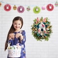 thumbnail image 5 of FYHALE Easter Bunny Butt Wreath for Front Door, Funny Bunny Bottom with Ears Spring Floral Wreath, Festive Easter Door Hanging Decoration for Wall Mantel Indoor Outdoor Decor, 5 of 6