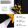 thumbnail image 4 of 42W x 63L Funny Sunflower Blackout Curtains Grommet Thermal Insulated Room Top Darkening Curtains for Living Room Bedroom Inch Set of 2 Panels Butterfly Art Design, 4 of 6