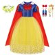 thumbnail image 1 of Vestido de princesa Blancanieves de Disney para niña, disfraz ix para niño, cosplay, vestido de baile zhangyuxiang unisex, 1 of 2