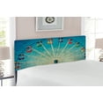 thumbnail image 2 of Vintage Headboard, Giant Vertical Revolving Ferris Wheel Activity up Antique Entertainment Old Days Picture, Upholstered Decorative Metal Bed Headboard with Memory Foam, Full Size, Blue, by Ambesonne, 2 of 4