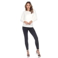 thumbnail image 4 of White Mark Women's Banded Dolman Top, 4 of 6