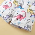 thumbnail image 6 of BJUTIR Baby Suit Summer Cartoon Dinosaur Cute Factory Summer Boy Cartoon Short Sleeve T Shirt Shorts 2Pcs Suit For 12-18 Months, 6 of 6