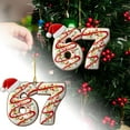 thumbnail image 7 of 1pc 67 Christmas Ornament, Funny 67 Small Acrylic Decorations for Christmas Tree, 67 Ornaments, Christmas Tree Decorations, Unique Christmas Gifts for Kids (Z), 7 of 7