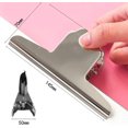 thumbnail image 3 of BEMS-4PCS clip de gran tamaño, clip de papel plateado de acero inoxidable para, 3 of 5