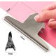 thumbnail image 2 of Clip de gran tamaño de 4 piezas, clip de papel plateado de acero inoxidable para tablero de dibujo, suministros de oficina y escuela (14,5 cm) Sincero Electrónica, 2 of 4